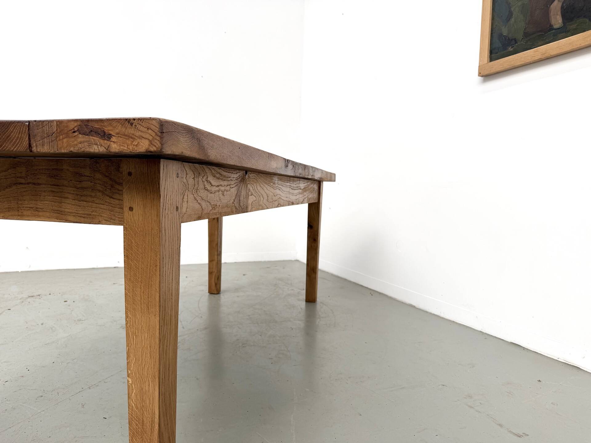 Table en chêne massif – années 50