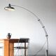 Vintage space-age Arc floor lamp by Leclaire & Schäfer, 1960s 1970s.
