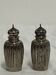 Pair of salt shakers sprinkler sprinkler solid silver period 18th century