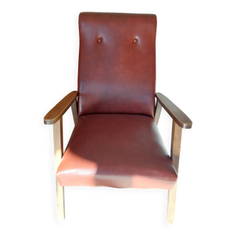 low armchair, scandinavian style