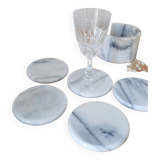 Vintage marble coasters