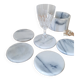 Vintage marble coasters