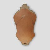 Baroque gilted wooden mirror, france 1950s