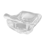Daum crystal ashtray and its pestle - 50s