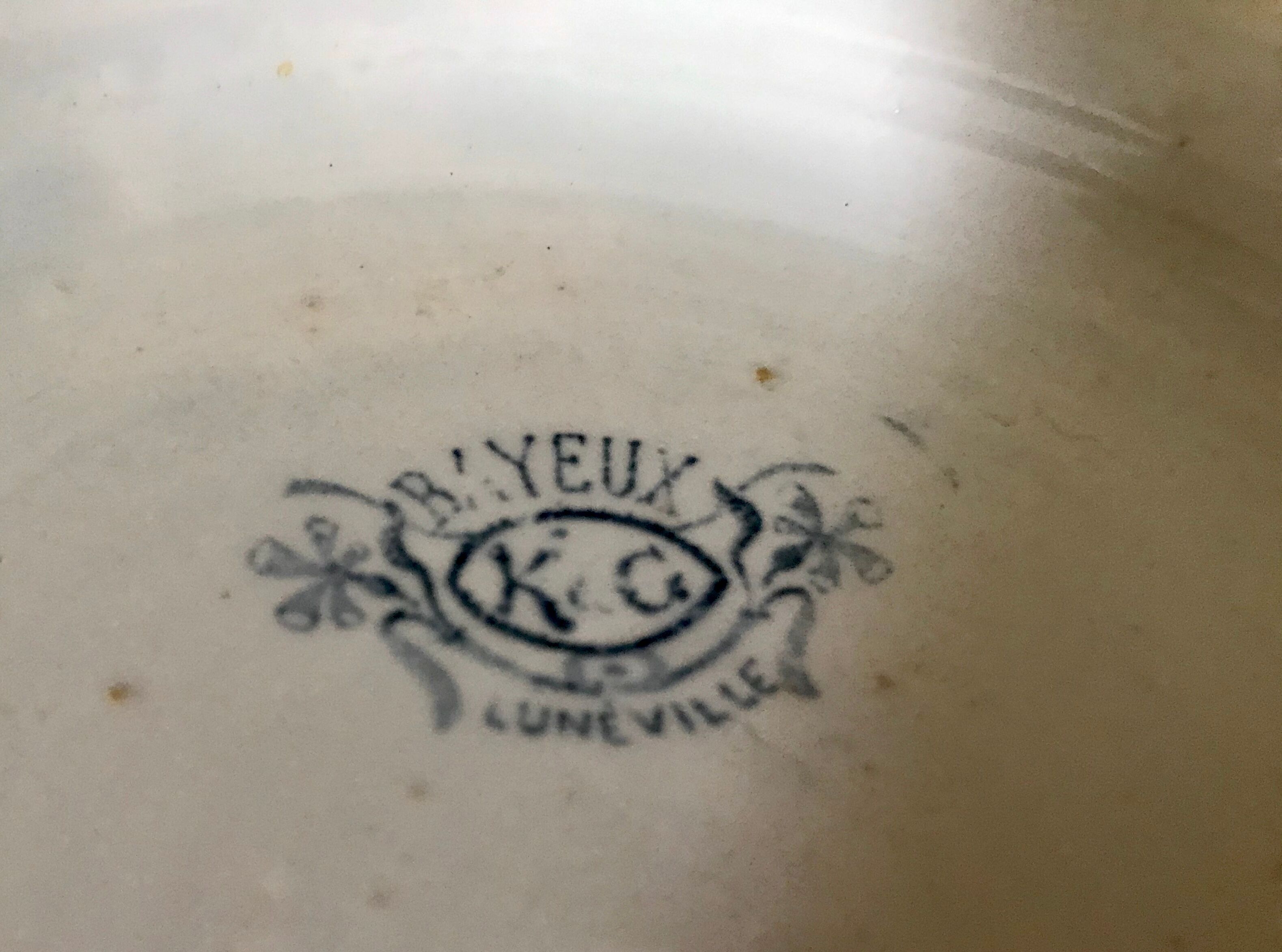 Lunéville Art Nouveau serving dish