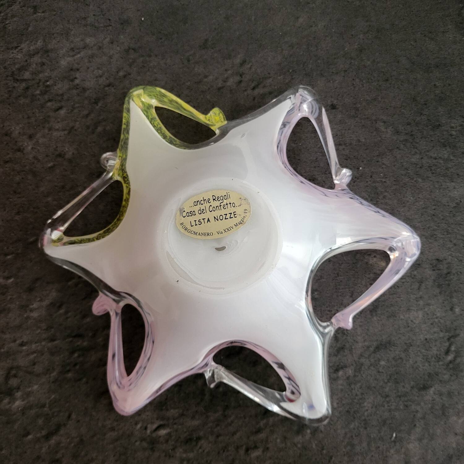 Etoile de mer en verre de Murano vintage en excellent état