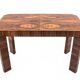 Art Deco walnut coffee table, Poland, 1960s