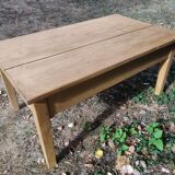 Table basse ancienne avec tiroir