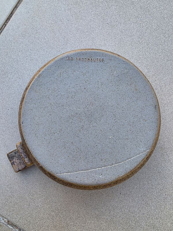 Coupelle en grès pyrité ''Le Bateau'' - Les Argonautes, Vallauris