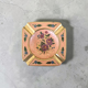 Enamelled bronze ashtray