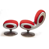 Gluon chair et ottoman par Marc Newson, édition Moroso Italy