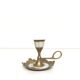 Brass and mother-of-pearl candle holder