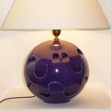 Plum shaped ceramic ball lamp, 1970