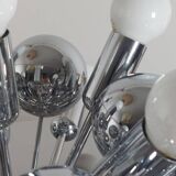 Vintage Sputnik wall/ceiling light from the space age, Cossack style.