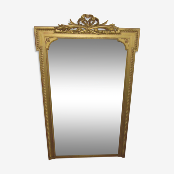 Miroir dorée Louis 16 des années 1900-10