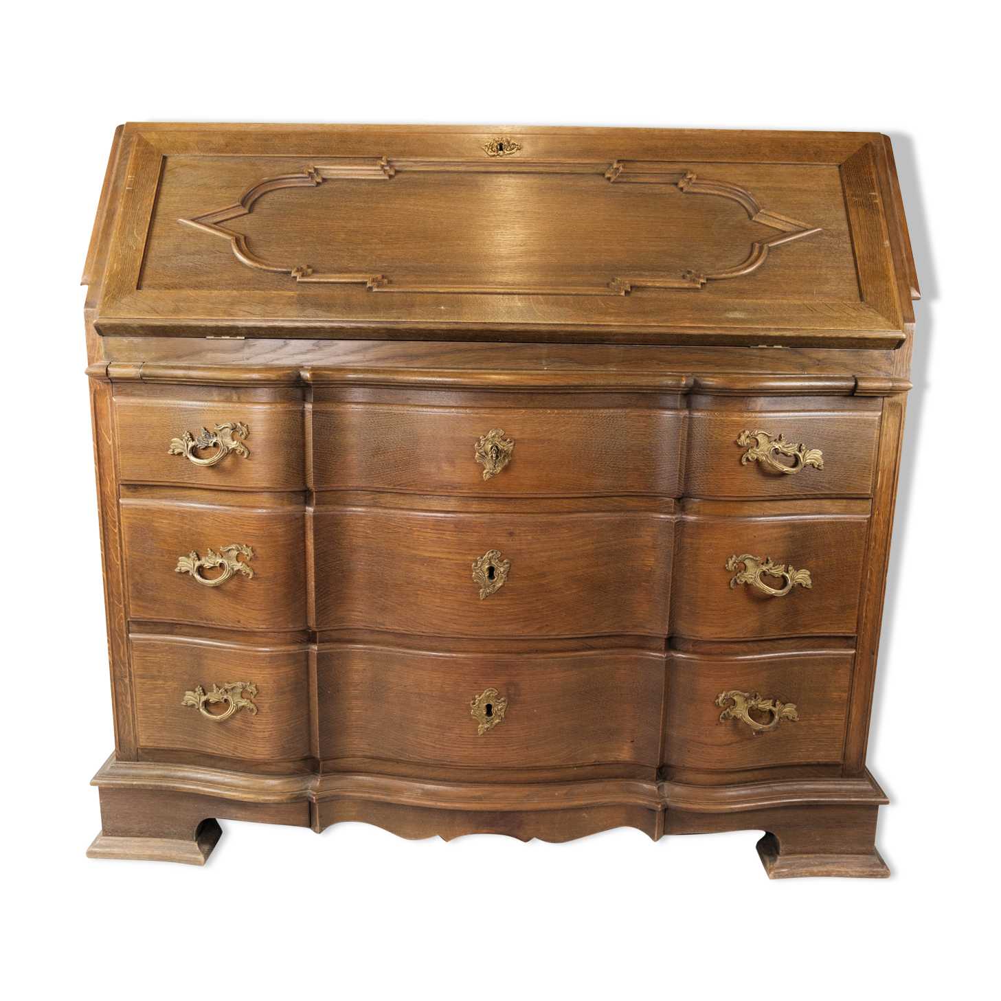 Bureau du chêne foncé, années 1940