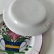 Pair of hand-painted antique plates – Rustic-chic floral decor