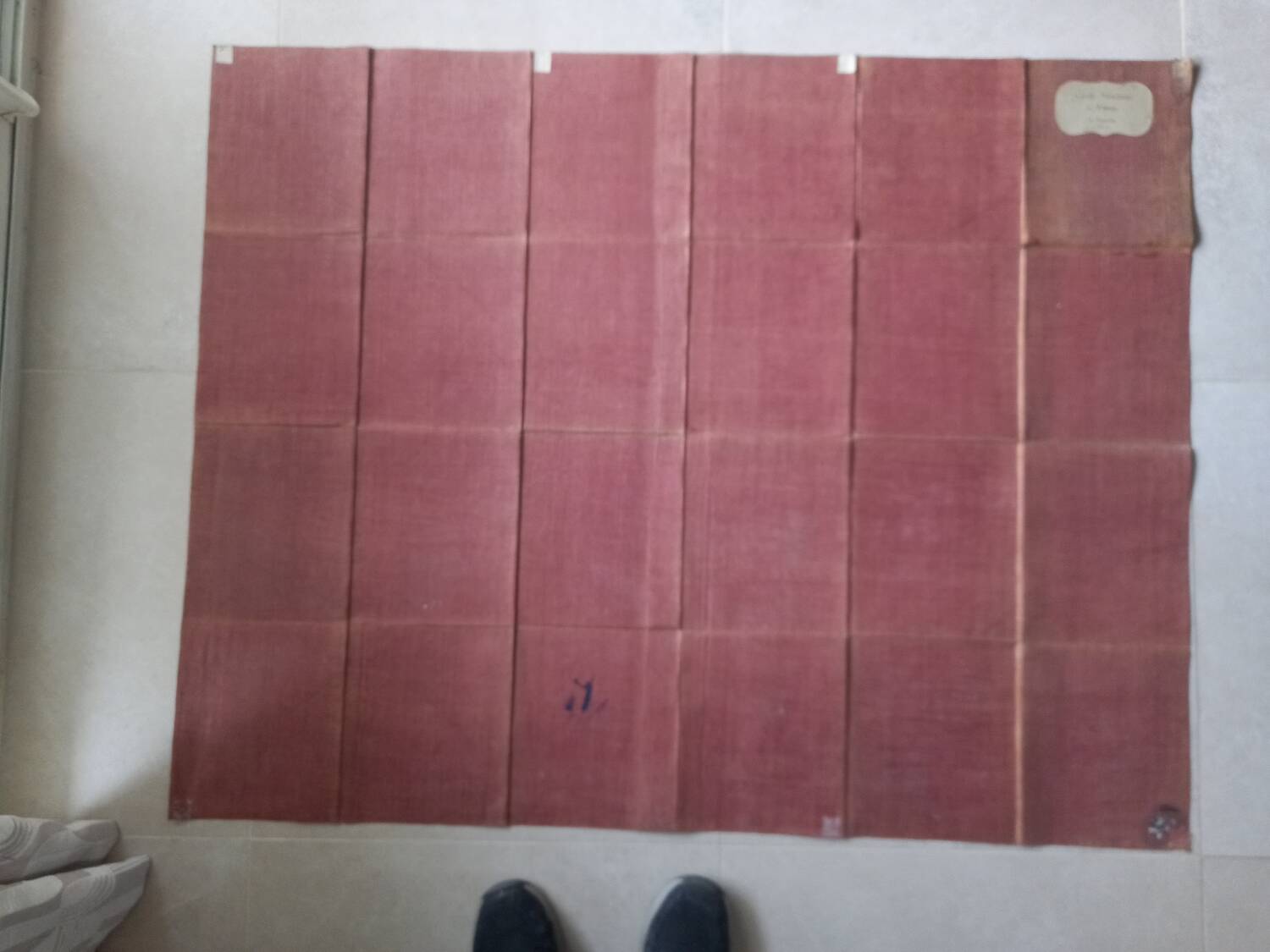 Old geographical map