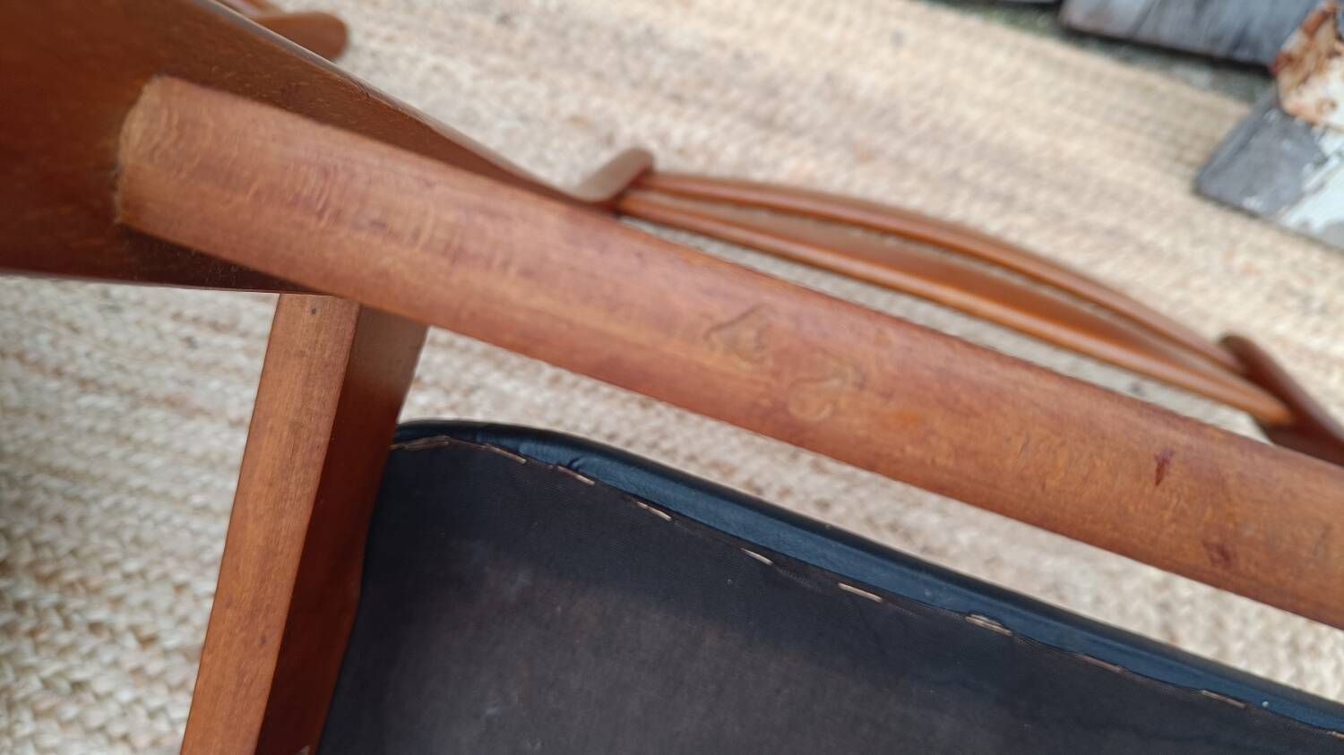 Scandinavian chairs, compass foot, skai