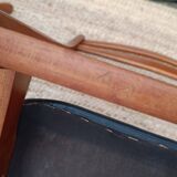 Scandinavian chairs, compass foot, skai