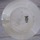 6 Digoin Sarreguemines plate of earthenware
