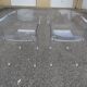 Pair of Tulipano armchairs in transparent plexiglass design Giovannoni