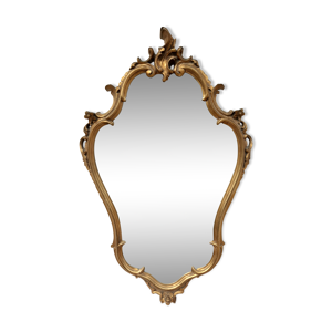 Miroir doré baroque