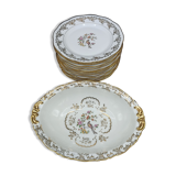 Haviland and SFP dessert service - birds of paradise