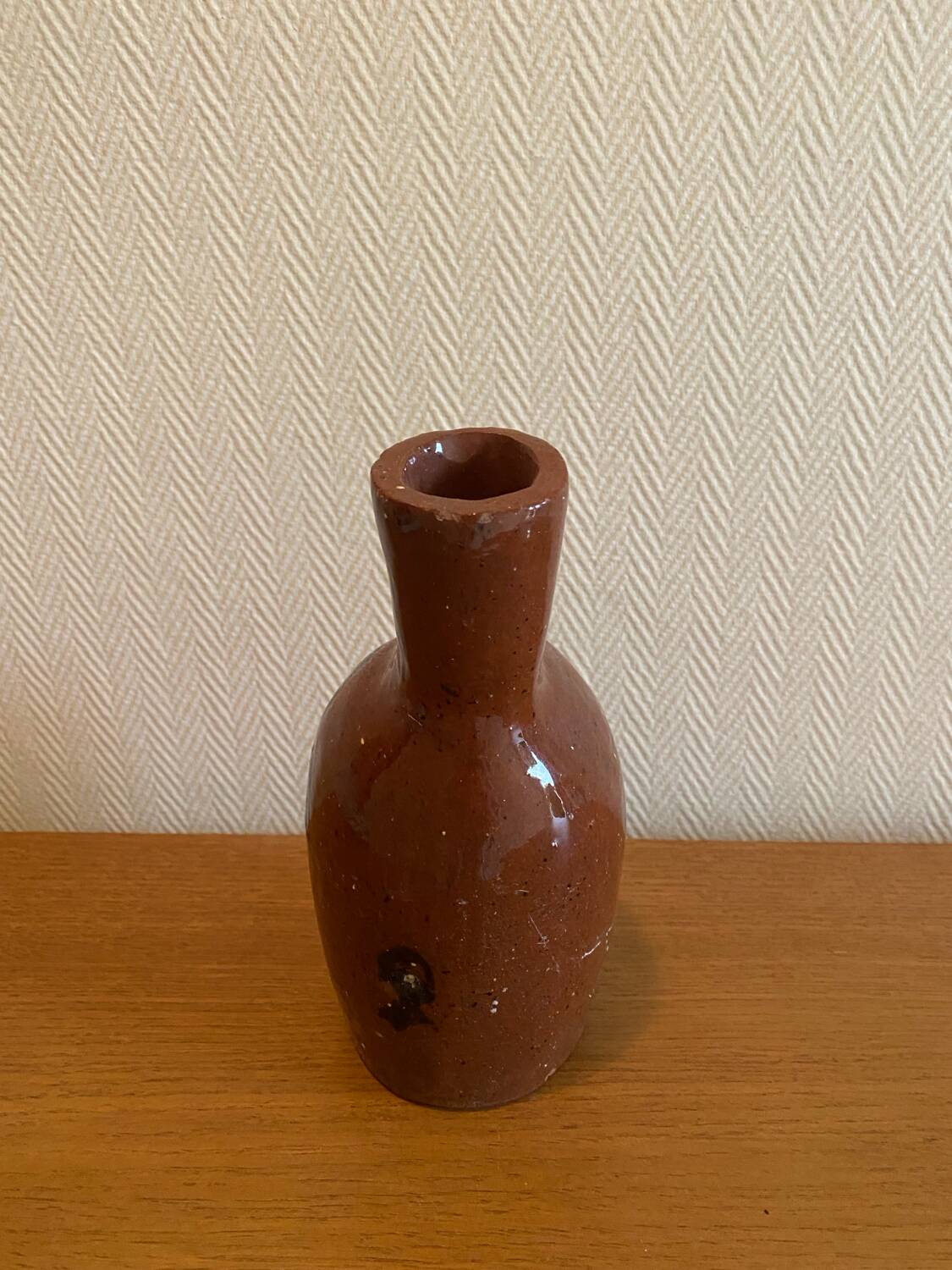 Handmade terracotta vase