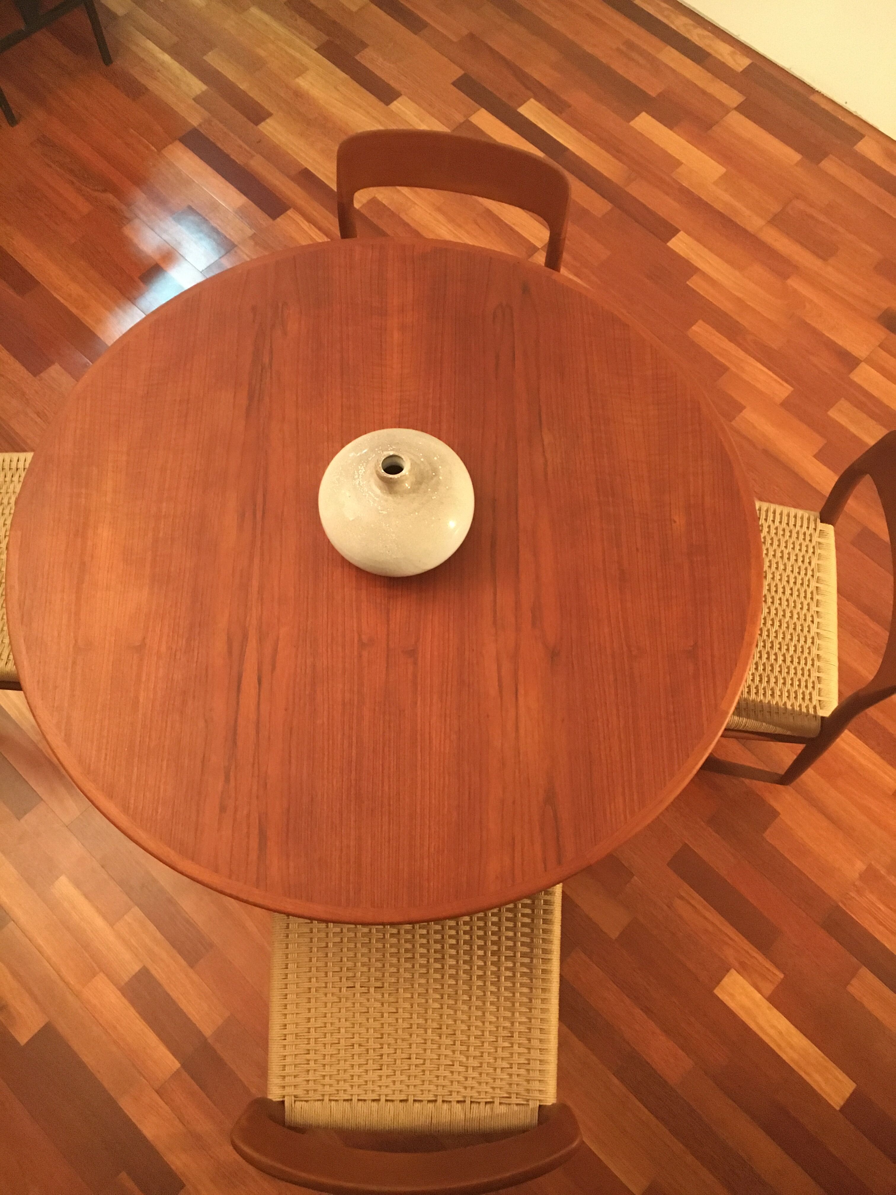 No.75 chairs & table by Niels Otto Muller for J.L. Mollers, 1950s