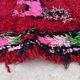 Red Boujad Moroccan rug - 337 x 93 cm