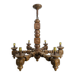 Lustre brutaliste dans