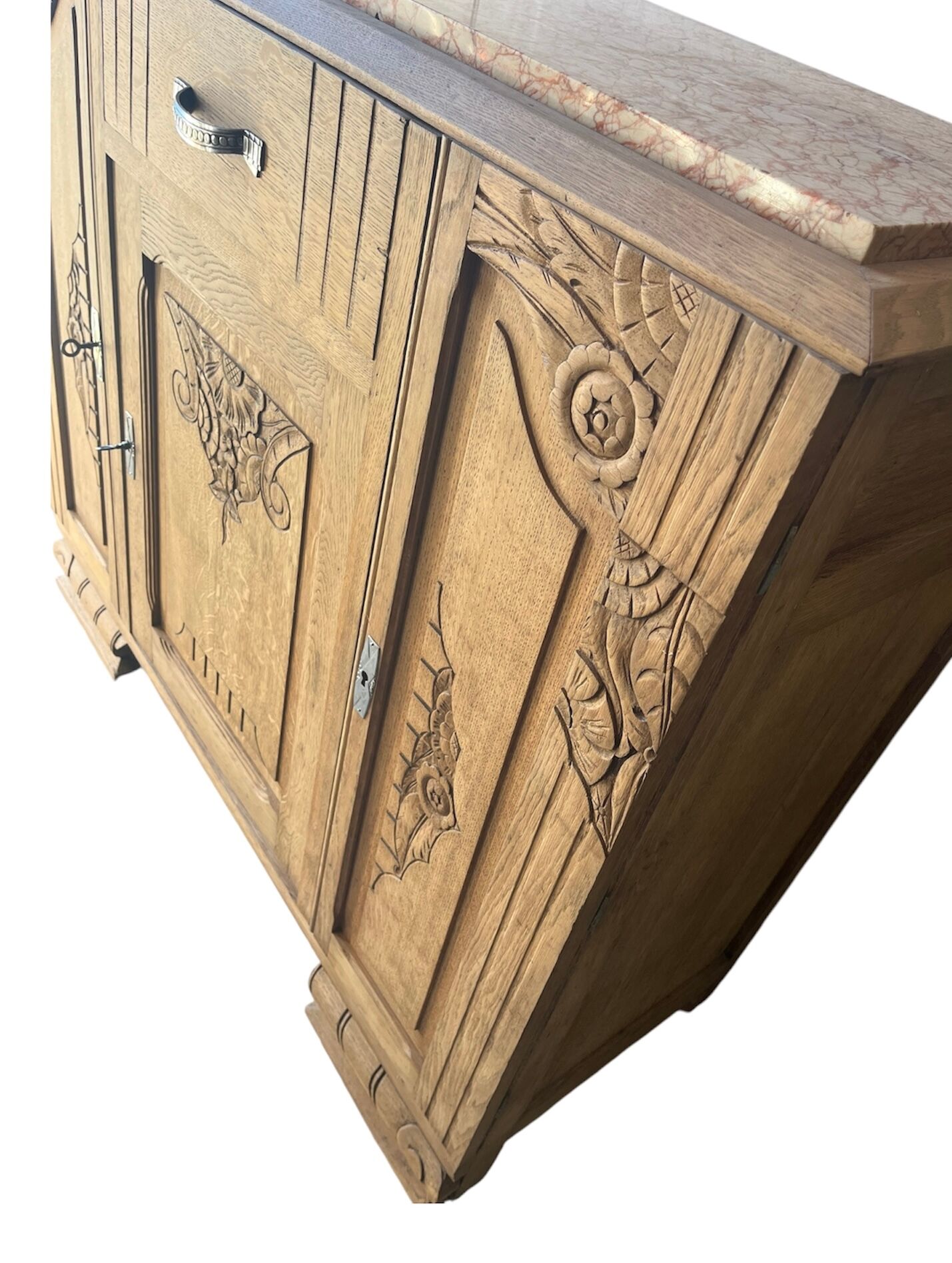 Art Deco oak Parisian buffet