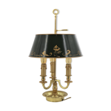 golden massive bronze bouillotte lamp