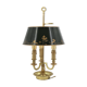 golden massive bronze bouillotte lamp
