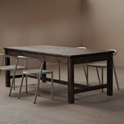 Table de ferme en pin massif, vers 1900