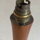 Wooden lamp foot turned vintage 1970