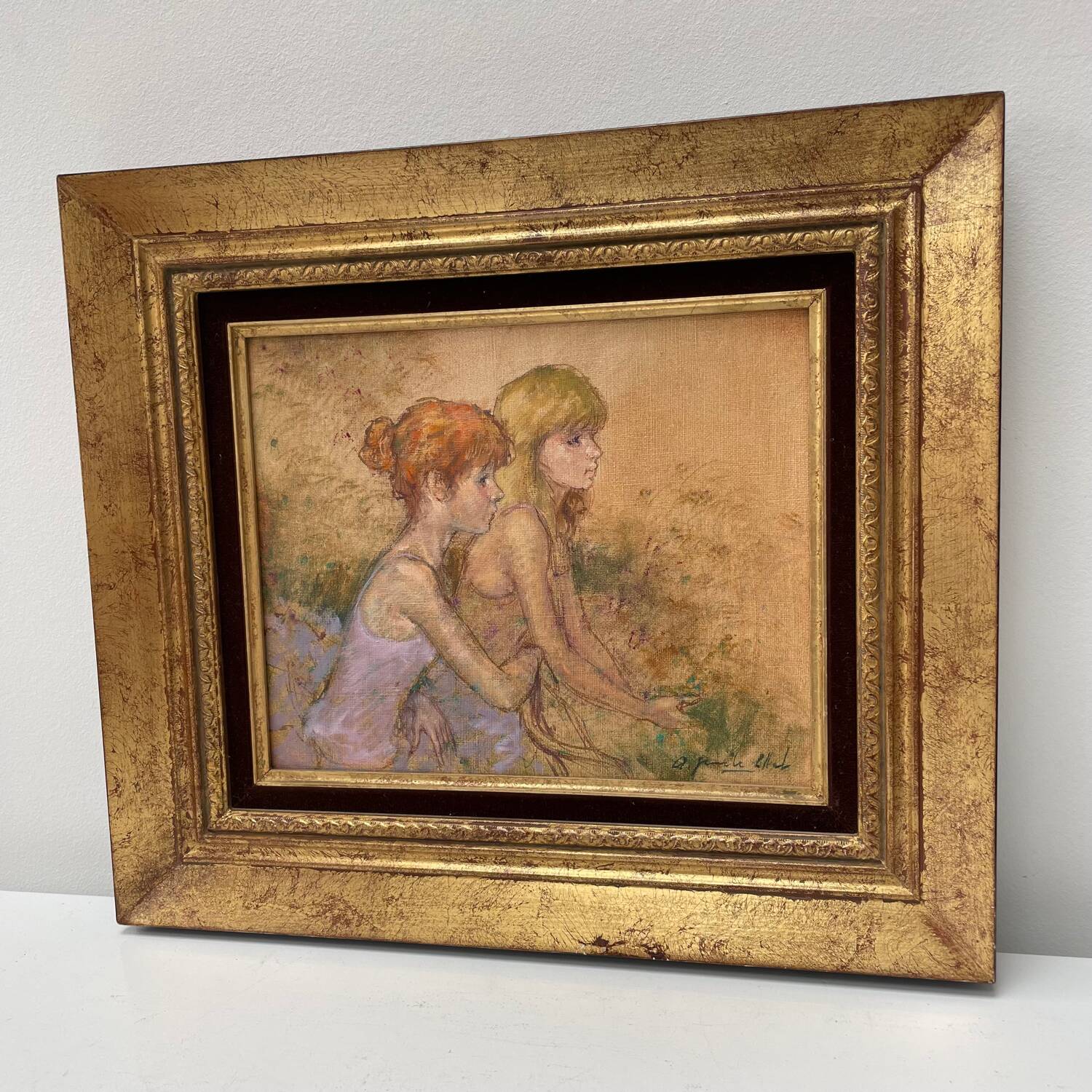 Painting canvas Collado Antonio Gonzalez