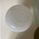 Vase corole verre blanc opalin Pia Amsell pour Ikea