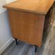 Bureau en bois et métal de style moderniste, années 60