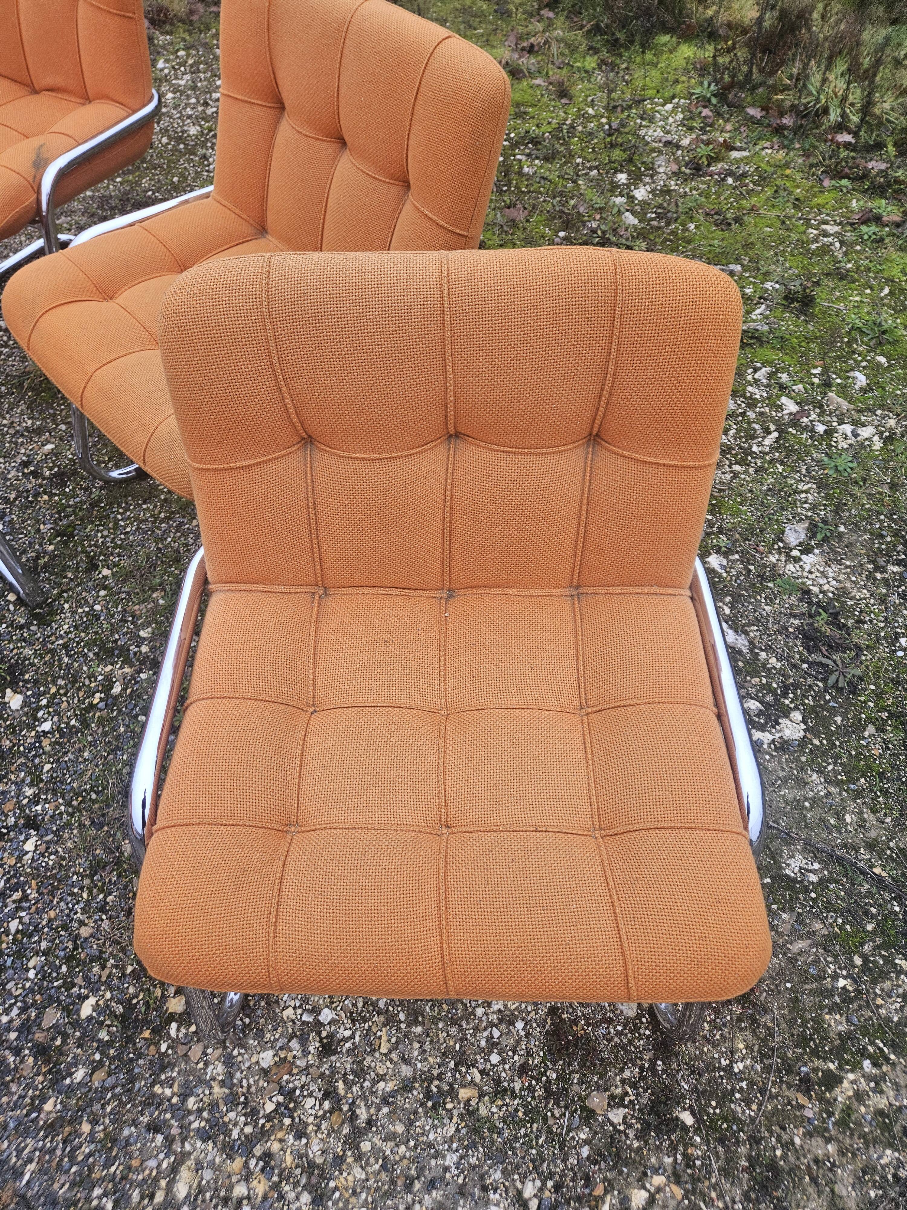 Yves Christin - Set of 8 chairs model STORM