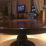 Massive mahogany table 130 diameter