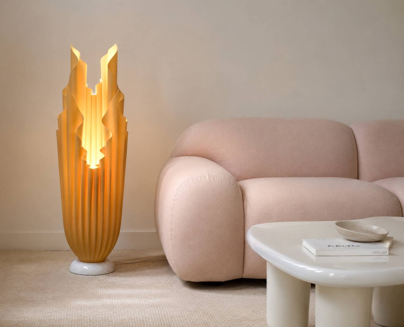 Athena floor lamp by Georgia Jacob, France, 1980s.