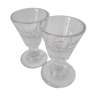 Cocktail glasses duo