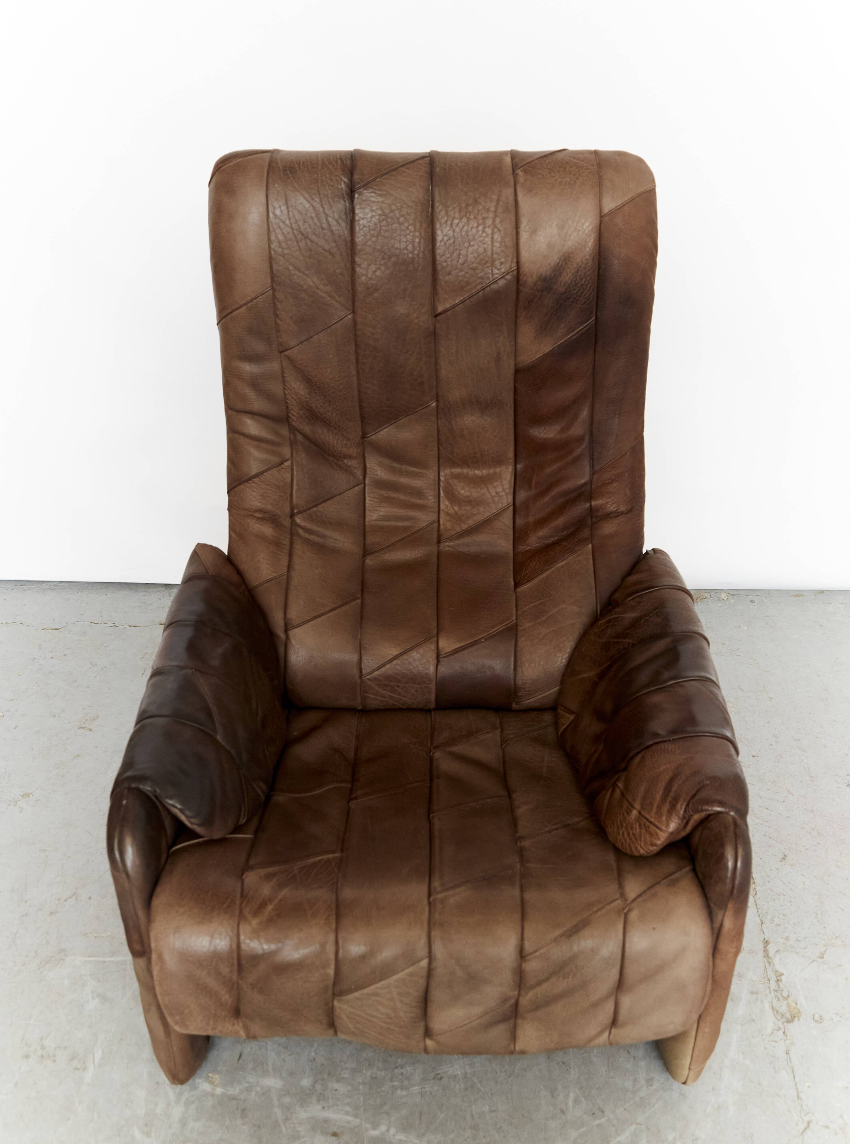 Fauteuil patchwork DS-50 de De Sede, années 1970