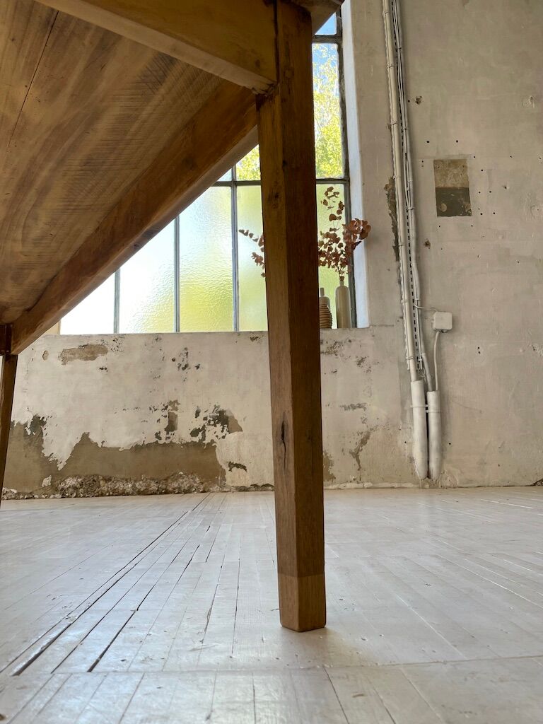 Oak and pine farm table 2m