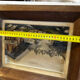 Alpine Table Carved and Painted Signed - Mid Century Chalet Ambiance