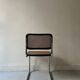 Chaise design vintage Cesca modèle B32 chromée & cannage par Marcel Breuer