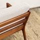 Mid Century Modern 3-Seat Sofa, Ole Wanscher for France & Son, Senator Teak, Danish Design Couch