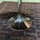 Round coffee table chrome foot, 70s